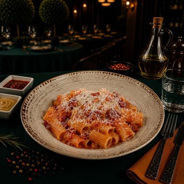 Amatrice - mezzi rigatoni all amatriciana