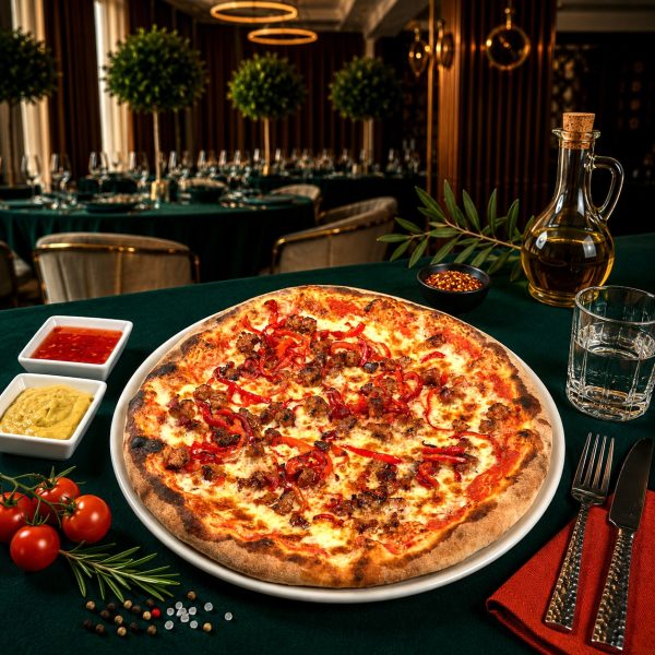 Pizza Salsiccia e Peperoni