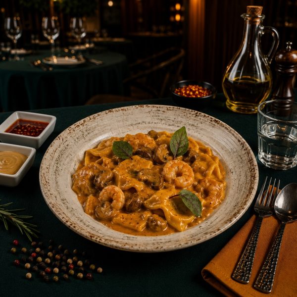 Trinidad - Gnocchi cu hribi și creveți